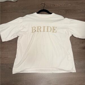 White 'Bride' T-Shirt